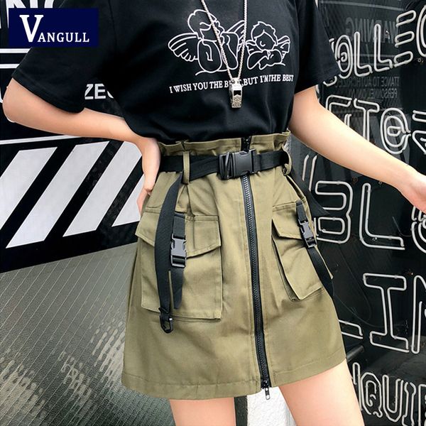 vangull half-length skirt women pocket sashes ladies short tool skirt summer 2020 korean a line zipper one-step skirt with belt, Black
vangull half-length skirt women pocket sashes ladies short tool skirt summer 2020 korean a line zipper one-step skirt with belt, Black