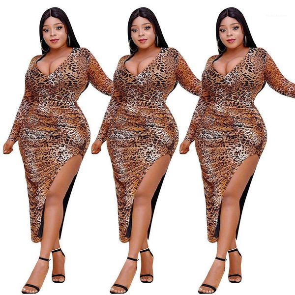 leopard print split deep v neck dresses fashion females clothing sping womens designer pleated dresses sexy, Black;gray
leopard print split deep v neck dresses fashion females clothing sping womens designer pleated dresses sexy, Black;gray