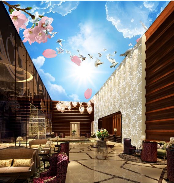 custom p wallpaper zenith ceiling cloud peach blossom pigeon extension personality wall mural wallpaper painting
custom p wallpaper zenith ceiling cloud peach blossom pigeon extension personality wall mural wallpaper painting