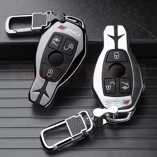 

car key case cover fob for w203 w210 w211 w124 w202 w204 w212 w176 amg glc 260 c200 cla gla 200 car accessories