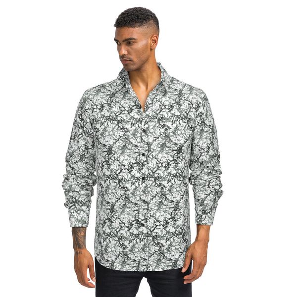 men vintage shirt ethnic style floral printing long sleeve loose designer button shirts daily blouse hawaiian camiseta masculina, White;black
men vintage shirt ethnic style floral printing long sleeve loose designer button shirts daily blouse hawaiian camiseta masculina, White;black
