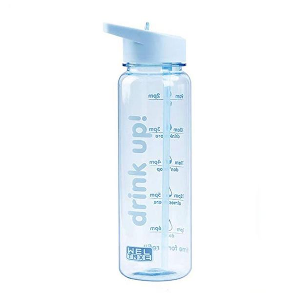 practical hiking portable travel wide mouth water bottle outdoor sports camping bicycle cycling with time tracker large capacity
practical hiking portable travel wide mouth water bottle outdoor sports camping bicycle cycling with time tracker large capacity