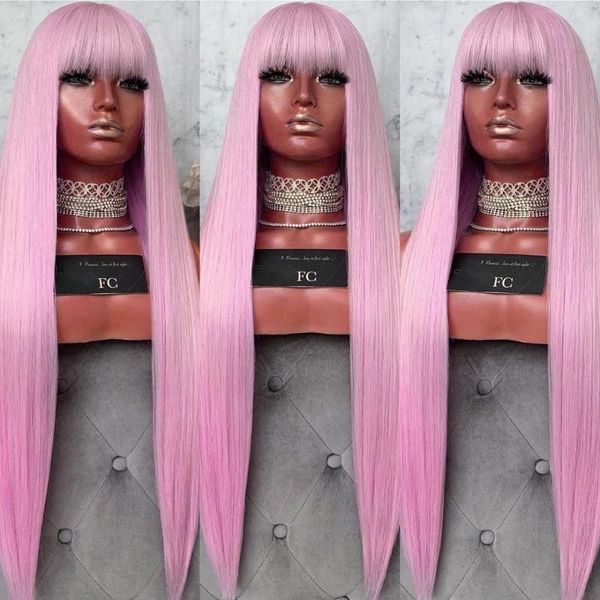 synthetic wigs oley hair long straight pink wig with bangs lace front heat resistant drag queen cosplay for black women
synthetic wigs oley hair long straight pink wig with bangs lace front heat resistant drag queen cosplay for black women