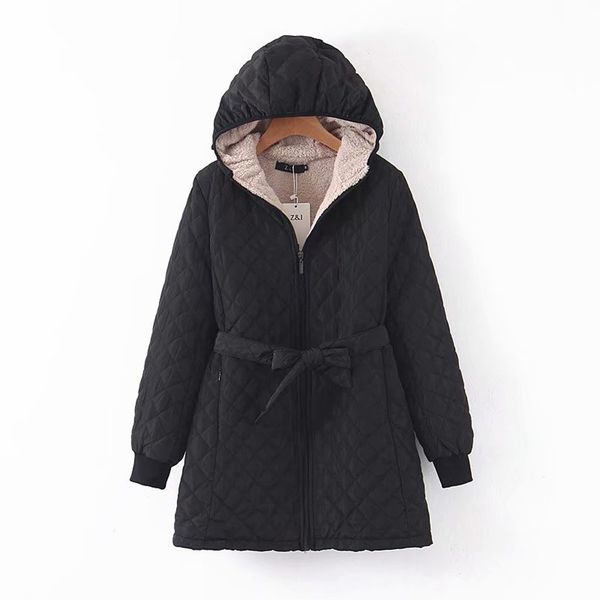 mi mi store women coat outerwear winter warm clothing loose outerwear long cotton-padded jackets pocket hooded coats 2019, Black
mi mi store women coat outerwear winter warm clothing loose outerwear long cotton-padded jackets pocket hooded coats 2019, Black