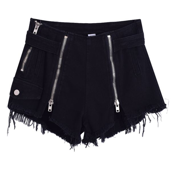 goth black exposed zip decoration fringe high waist micro denim shorts women summer bench casual solid skinny shorts lady, White;black
goth black exposed zip decoration fringe high waist micro denim shorts women summer bench casual solid skinny shorts lady, White;black