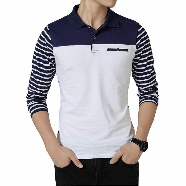 2019 новый повседневный с длинным рукавом мужская футболка хлопок slim fit весна осень футболка мужчины отложной воротник полоса мужчины топ, White;black
2019 новый повседневный с длинным рукавом мужская футболка хлопок slim fit весна осень футболка мужчины отложной воротник полоса мужчины топ, White;black