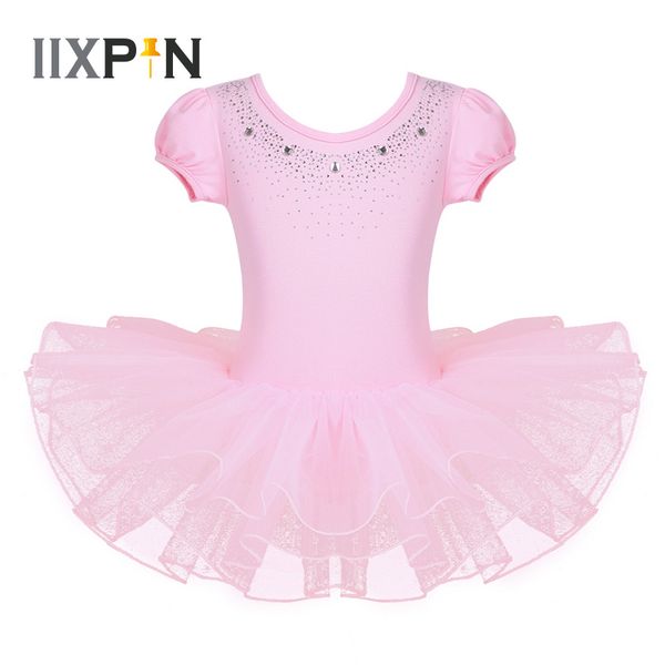 iixpin girls ballet tutu dress mesh bubble sleeves sparkly rhinestones professional ballet tutu dance dress gymnastics leotard, Black;red
iixpin girls ballet tutu dress mesh bubble sleeves sparkly rhinestones professional ballet tutu dance dress gymnastics leotard, Black;red