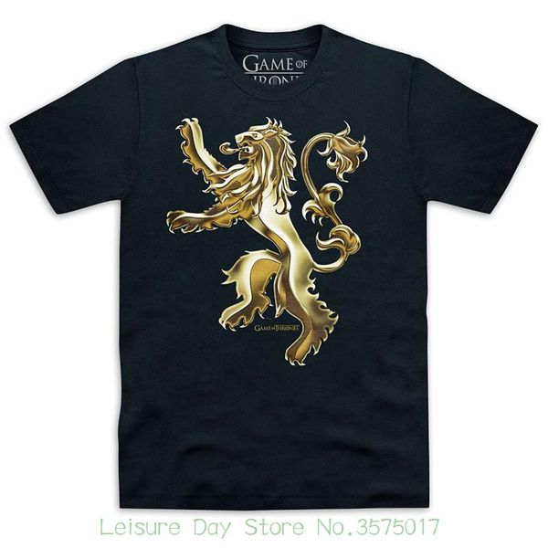 tee 100% cotton humor men crewneck tee shirts t-shirt house lannister sigil, White;black
tee 100% cotton humor men crewneck tee shirts t-shirt house lannister sigil, White;black