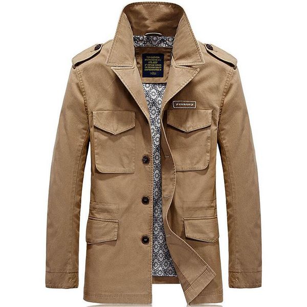 2019 autumn trench jacket mens jackets and coats solid casual cotton men's windbreakers veste homme coat male 4xl, Black;brown
2019 autumn trench jacket mens jackets and coats solid casual cotton men's windbreakers veste homme coat male 4xl, Black;brown