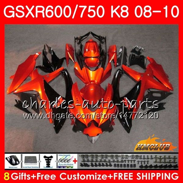 Bodys For SUZUKI GSXR 600 750 GSX R750 R600 orange black new GSXR600 08 09 10 9HC.8 GSX-R750 GSXR-600 K8 GSXR750 2008 2009 2010 Fairing kit
Bodys For SUZUKI GSXR 600 750 GSX R750 R600 orange black new GSXR600 08 09 10 9HC.8 GSX-R750 GSXR-600 K8 GSXR750 2008 2009 2010 Fairing kit