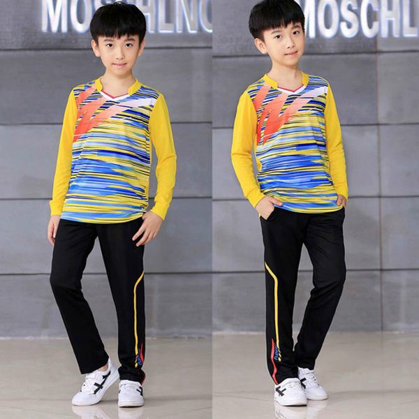 kids youth tracksuit jersey badminton shirt uniforms table tennis clothes team training long sleeve shirts sports pants, Black
kids youth tracksuit jersey badminton shirt uniforms table tennis clothes team training long sleeve shirts sports pants, Black