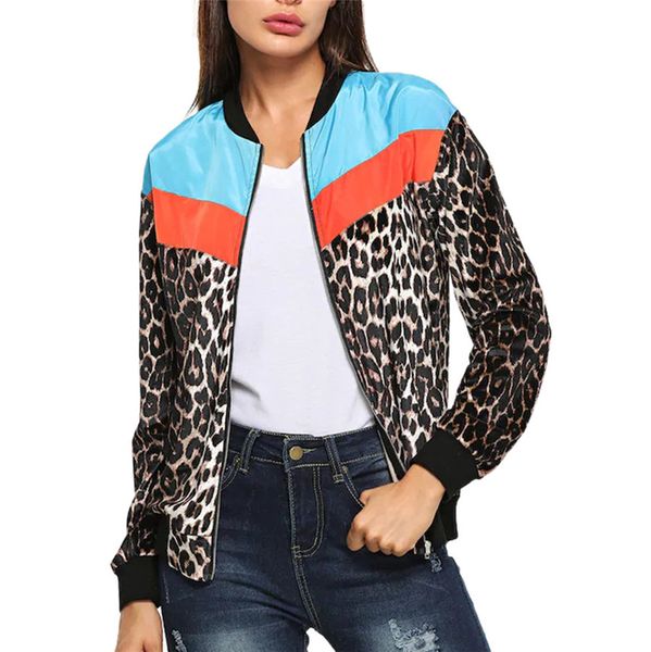 sagace jacket plus size women casual leopard patchwork zipper long sleeve jacket coat pullover coat chamarras mujer g8, Black;brown
sagace jacket plus size women casual leopard patchwork zipper long sleeve jacket coat pullover coat chamarras mujer g8, Black;brown
