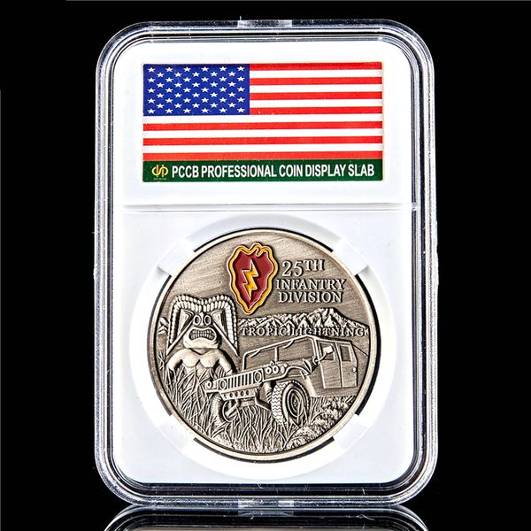 us 25nd airborne division eagle copper military challenge custom 1oz coin collection gifts w/pccb box
us 25nd airborne division eagle copper military challenge custom 1oz coin collection gifts w/pccb box