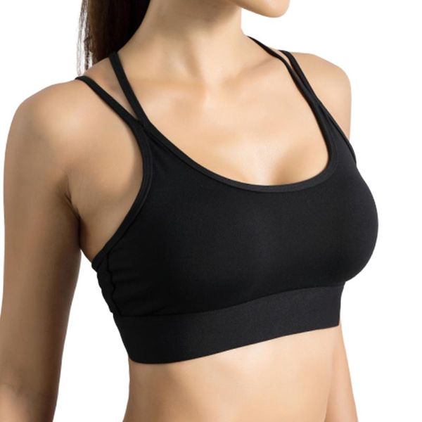 sport -proof vest simple fitness soft beautiful yoga bra vest for woman, White;black
sport -proof vest simple fitness soft beautiful yoga bra vest for woman, White;black