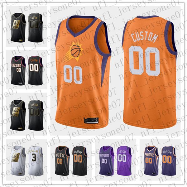 2020 custom nba men's phoenix suns 1 booker ayton 34 barkley nash purple white throwback basketball edition jersey, Black
2020 custom nba men's phoenix suns 1 booker ayton 34 barkley nash purple white throwback basketball edition jersey, Black