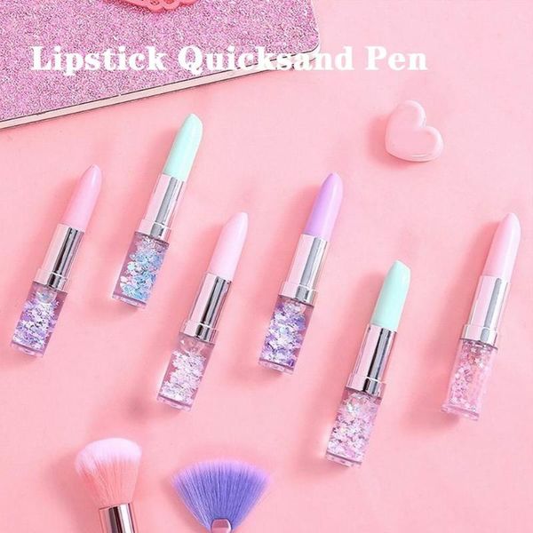 lipstick gel pen quicksand girl signature pen small fresh portable student 0.5mm office stationery lipstick
lipstick gel pen quicksand girl signature pen small fresh portable student 0.5mm office stationery lipstick