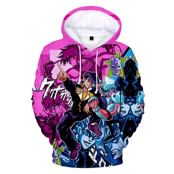 2020 jojo bizarre adventure hoodies men/women 3d print new hip hop harajuku jojo bizarre adventure men's sweatshirt, Black
2020 jojo bizarre adventure hoodies men/women 3d print new hip hop harajuku jojo bizarre adventure men's sweatshirt, Black
