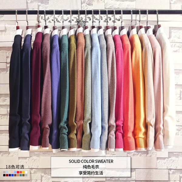 18 color cashmere sweater men pullover autumn winter clothes hombre pull homme hiver man sweaters trui heren roupas men sweater, White;black
18 color cashmere sweater men pullover autumn winter clothes hombre pull homme hiver man sweaters trui heren roupas men sweater, White;black
