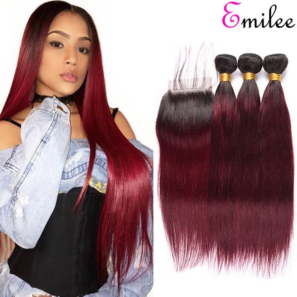 emilee 1b 99j ombre hair bundles myanmar 1b/99j straight hair 4 bundles remy human hair extensions 18 inch, Black
emilee 1b 99j ombre hair bundles myanmar 1b/99j straight hair 4 bundles remy human hair extensions 18 inch, Black