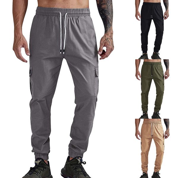 casual joggers pants solid color men elastic long trousers pantalon homme military cargo pants leggings fashion new 2020 m-3xl, Black
casual joggers pants solid color men elastic long trousers pantalon homme military cargo pants leggings fashion new 2020 m-3xl, Black