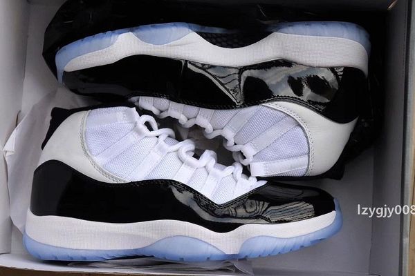 with original box 11s basketball shoes concord number 45 mens womens 11 trainers sport sneaker size 7-13 very good product
with original box 11s basketball shoes concord number 45 mens womens 11 trainers sport sneaker size 7-13 very good product