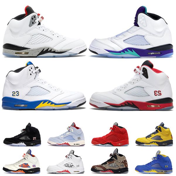 classic brand jumpan 5 5s basketball shoes white cement fresh prince laney blue fire red michigan mens sports sneakers
classic brand jumpan 5 5s basketball shoes white cement fresh prince laney blue fire red michigan mens sports sneakers
