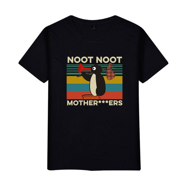 pingu mens black t-shirt tee shirt, White;black 
pingu mens black t-shirt tee shirt, White;black