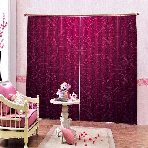 custom 3d curtain connected red circle hd digital print 3d beautiful blackout curtains
custom 3d curtain connected red circle hd digital print 3d beautiful blackout curtains