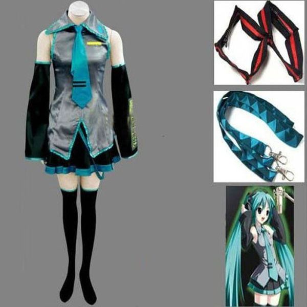 anime vocaloid hatsune miku cosplay costume halloween women girls dress full set uniform and many accessories, Black;red
anime vocaloid hatsune miku cosplay costume halloween women girls dress full set uniform and many accessories, Black;red