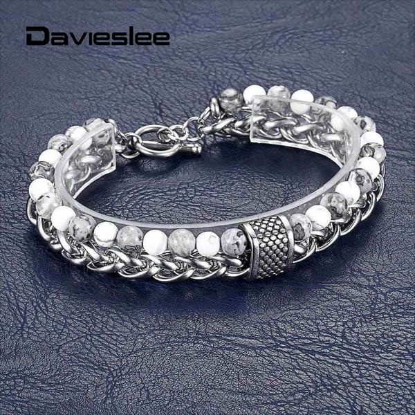 beaded bracelet for men 2pcs/set 8mm two layers hemitate metal gunmetal stainless steel cable chain charm toggle clasp ldb258, Black
beaded bracelet for men 2pcs/set 8mm two layers hemitate metal gunmetal stainless steel cable chain charm toggle clasp ldb258, Black