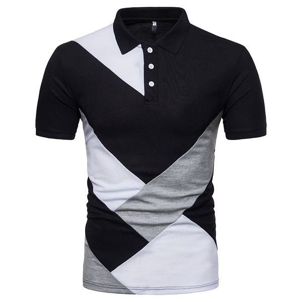 New summer shirt Geometry patchwork color casual style male slim fashion short sleeved Shirts men EU/US size XXL Tops
New summer shirt Geometry patchwork color casual style male slim fashion short sleeved Shirts men EU/US size XXL Tops