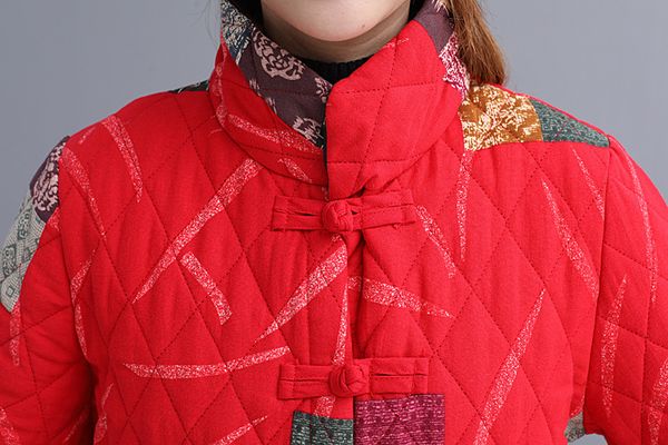 2019 winter ethnic-style women's dress large size loose thick cotton thick pattern print middle-aged cotton-padded clothes women, Blue;black
2019 winter ethnic-style women's dress large size loose thick cotton thick pattern print middle-aged cotton-padded clothes women, Blue;black