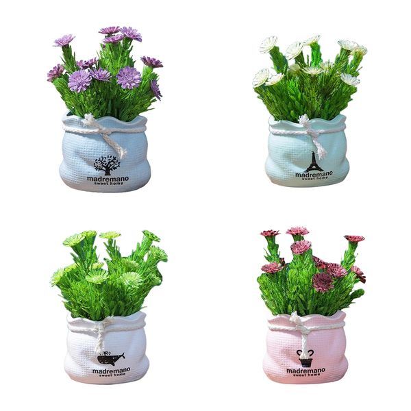 4pcs artificial daisy flower potted bonsai plant floral arrangement ceramic vase
4pcs artificial daisy flower potted bonsai plant floral arrangement ceramic vase