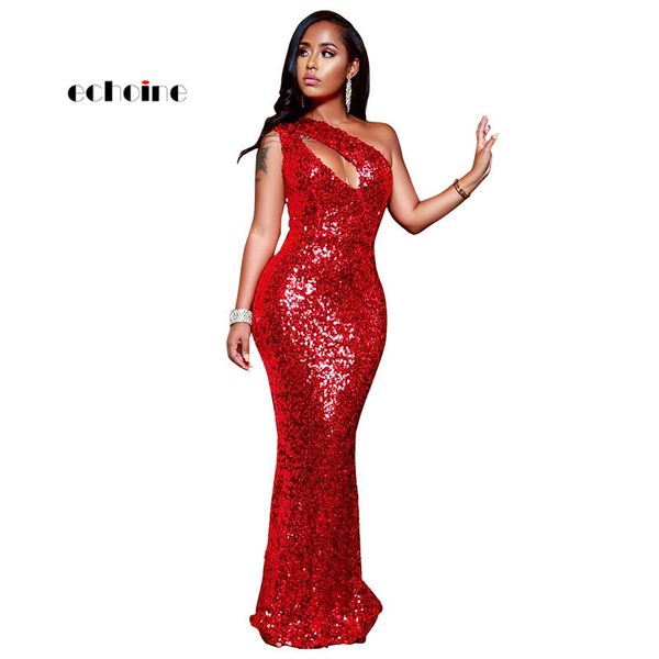 echoine women party dress sparkle glam sequin dazzling one-shoulder elegant mermaid long dresses nightclub female vestidos, Black;gray
echoine women party dress sparkle glam sequin dazzling one-shoulder elegant mermaid long dresses nightclub female vestidos, Black;gray