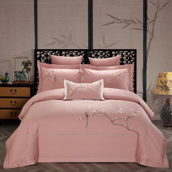 blossom birds embroidery chic duvet cover set egyptian cotton vintage bedding set bed sheet pillowcase jpcs king size
blossom birds embroidery chic duvet cover set egyptian cotton vintage bedding set bed sheet pillowcase jpcs king size