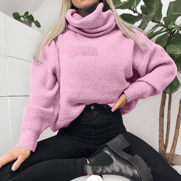 autumn winter women's fashion loose sweater casual turtleneck solid color knitted loose elegant jumpers pull femme, White;black
autumn winter women's fashion loose sweater casual turtleneck solid color knitted loose elegant jumpers pull femme, White;black