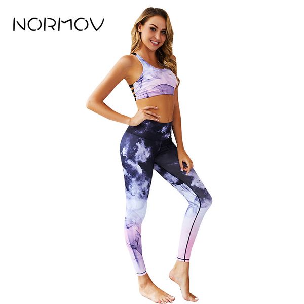 normov casual yoga sets woman sportswear smoke print gym set women sport bar slim yoga pants running clothes for women, White;red
normov casual yoga sets woman sportswear smoke print gym set women sport bar slim yoga pants running clothes for women, White;red