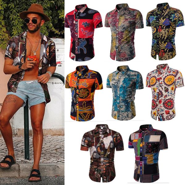 Hawaiian Holiday Style Men Short Sleeve Floral Shirt Blouse Top Summer Loose Male Printed Casual Shirt Beach Shirt Size L-5XL
Hawaiian Holiday Style Men Short Sleeve Floral Shirt Blouse Top Summer Loose Male Printed Casual Shirt Beach Shirt Size L-5XL