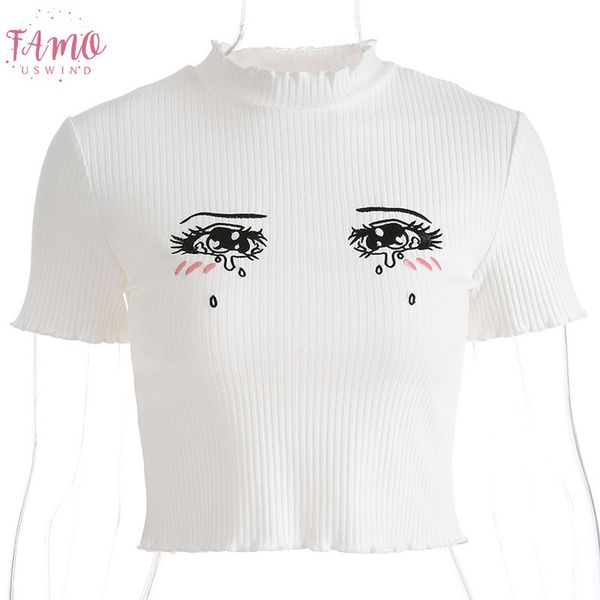 yyxz summer western style fashion cute slim embroidery short sleeve lady tee sml woman casual short cotton t shirt crop top, White
yyxz summer western style fashion cute slim embroidery short sleeve lady tee sml woman casual short cotton t shirt crop top, White