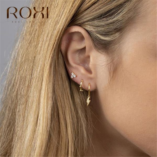 roxi punk hanging crystal earrings 100% 925 sterling silver mini zircon pendant small stud earrings for women jewelry, Golden;silver
roxi punk hanging crystal earrings 100% 925 sterling silver mini zircon pendant small stud earrings for women jewelry, Golden;silver