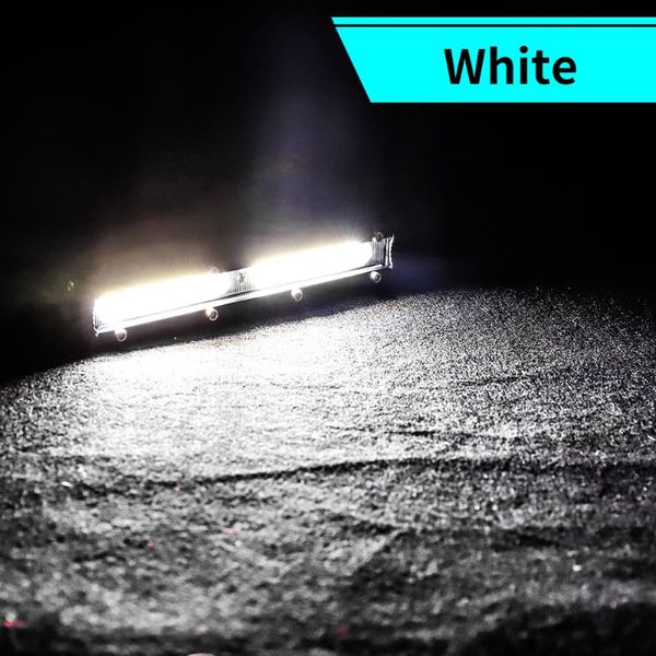 

1pc/2pcs 7inches 9v-30v 18w car off-road suv led work light bar floodlight single-row 6000k white pc lens led light bar strip