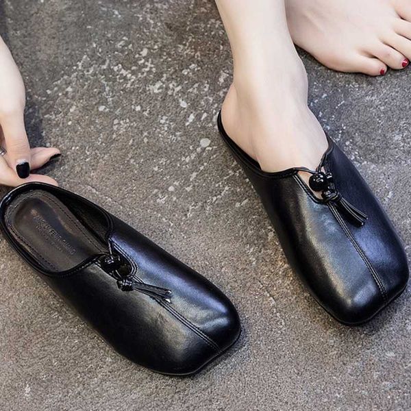 solid sewing bevel square toe mules woman slippers slip on flip flops shoes women tassel outside antiskid flat slides mujer 2020, Black
solid sewing bevel square toe mules woman slippers slip on flip flops shoes women tassel outside antiskid flat slides mujer 2020, Black