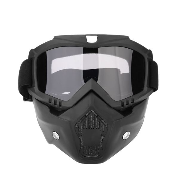 

detachable modular motorcycle motorbike helmet mouth filter shield face mask