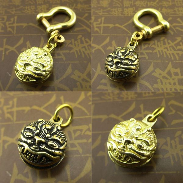 1pcs retro brass bell keychain necklace pendant car key chain pure copper animal backpack decor accessories boy girl gift, Silver
1pcs retro brass bell keychain necklace pendant car key chain pure copper animal backpack decor accessories boy girl gift, Silver