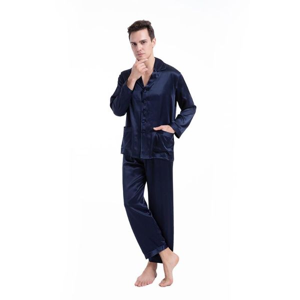 men's silk long sleeve pajama set 2 piece 100% soft mulberry 19 momme lightweight nightgown homewear male pjs
men's silk long sleeve pajama set 2 piece 100% soft mulberry 19 momme lightweight nightgown homewear male pjs