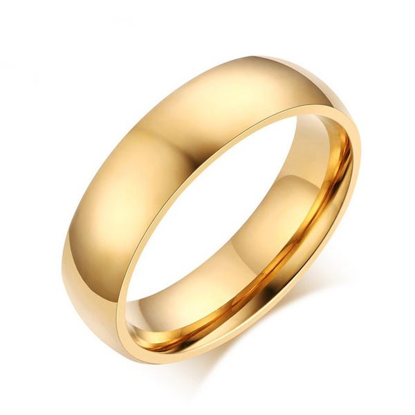 2020 new fashion 6mm classic wedding ring for men women gold silver color stainless steel engagement ring
2020 new fashion 6mm classic wedding ring for men women gold silver color stainless steel engagement ring