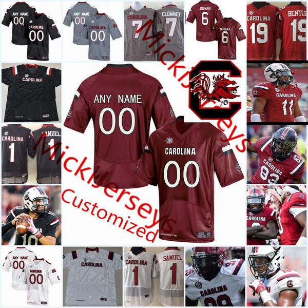 Mens Custom South Carolina Football Jersey DJ. Swearinger Ryan Succop Captain Munnerlyn Johnathan Joseph Melvin Ingram Gamecocks Jersey
Mens Custom South Carolina Football Jersey DJ. Swearinger Ryan Succop Captain Munnerlyn Johnathan Joseph Melvin Ingram Gamecocks Jersey