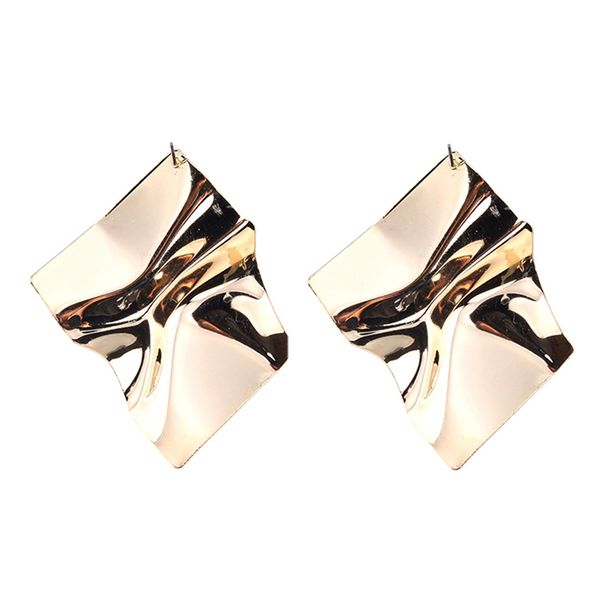 2018 new style gold color wrinkled metal earrings irregular geometric exaggeration zinc alloy earring women jewelry minimalist, Golden;silver
2018 new style gold color wrinkled metal earrings irregular geometric exaggeration zinc alloy earring women jewelry minimalist, Golden;silver