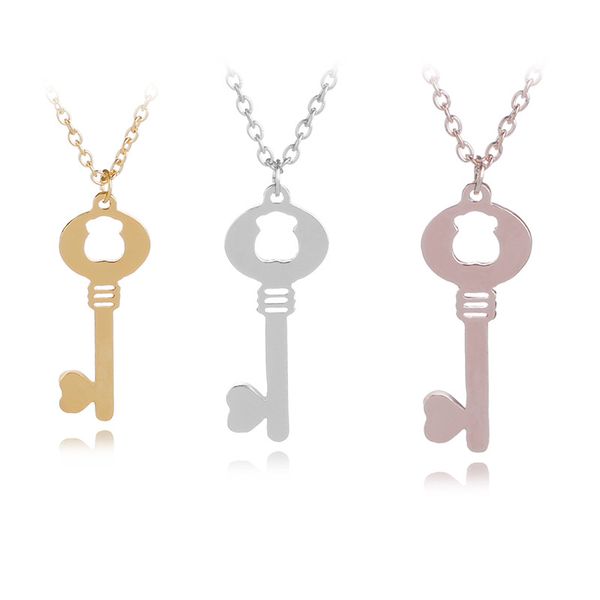 1 hollow bear love heart key necklace lock unique symbol unlocking tool animal necklace jewelry, Silver
1 hollow bear love heart key necklace lock unique symbol unlocking tool animal necklace jewelry, Silver