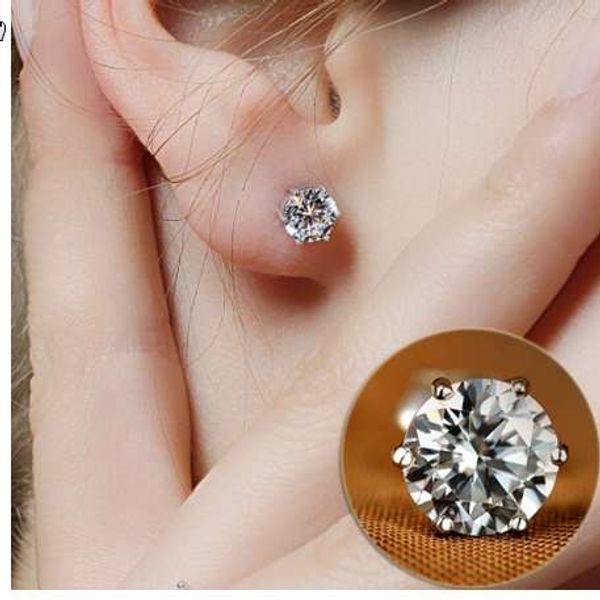 sale 1pair brass plated 6 claw 4mm zircon earrings 3a zircon 6 claw steel, Golden;silver
sale 1pair brass plated 6 claw 4mm zircon earrings 3a zircon 6 claw steel, Golden;silver